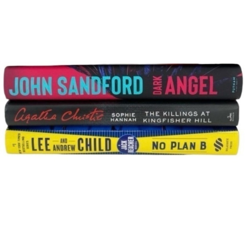 Thriller Murder Mystery Novel Hardback Book Lot John Sandford Sophie Hannah - Picture 1 of 4